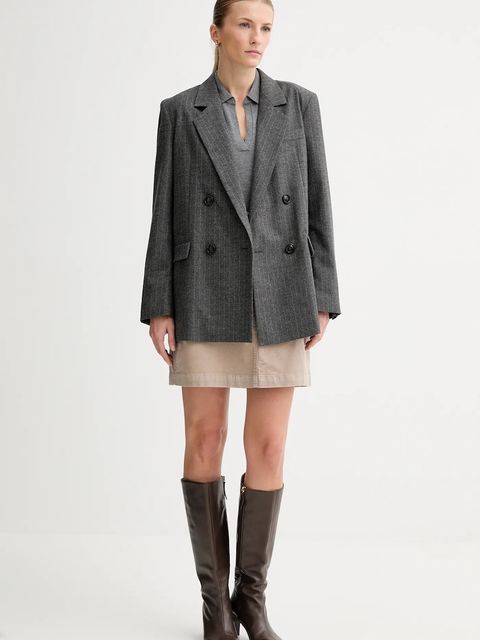 Marc O'Polo spódnica kolor beżowy mini prosta 511096820113