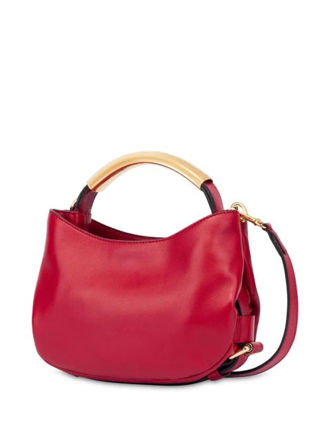 Moschino Handle Me debossed logo tote bag - Red - zdjęcie produktu nr 2