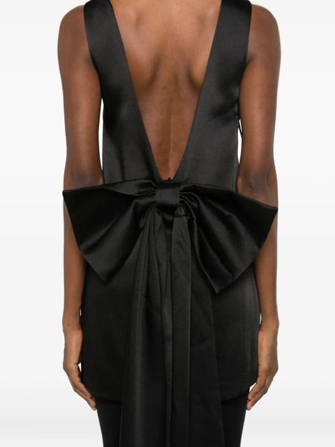 Eleh satin dress - Black