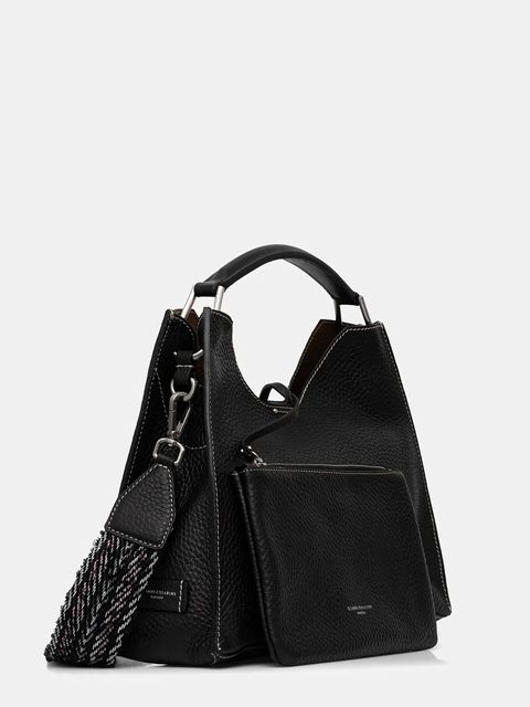 Gianni Chiarini torebka skórzana kolor czarny BS.10566.RNGDBL
