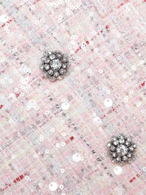 Self-Portrait embellished jacket - Pink