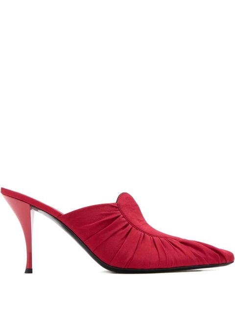 NEOUS Kochab ruched mules - Red - zdjęcie produktu nr 1