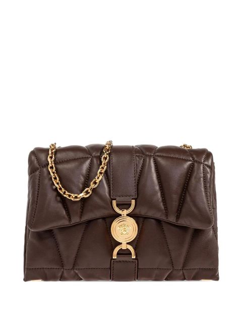 Versace mini Kleio quilted shoulder bag - Brown - zdjęcie produktu nr 1