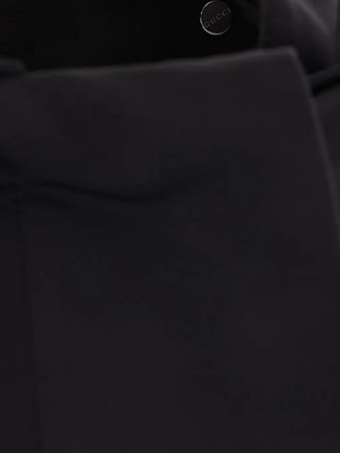 Gucci embroidered padded parka - Black