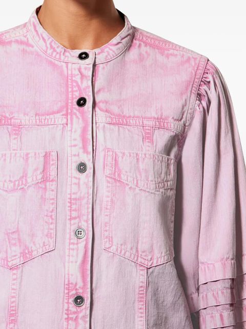 MARANT ÉTOILE Mileda patch-pocket shirt - Pink