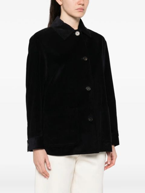 Max Mara buttoned corduroy shirt - Blue - zdjęcie produktu nr 2