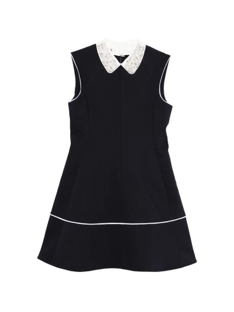 Maje embellished-collar mini dress - Blue - zdjęcie produktu nr 1