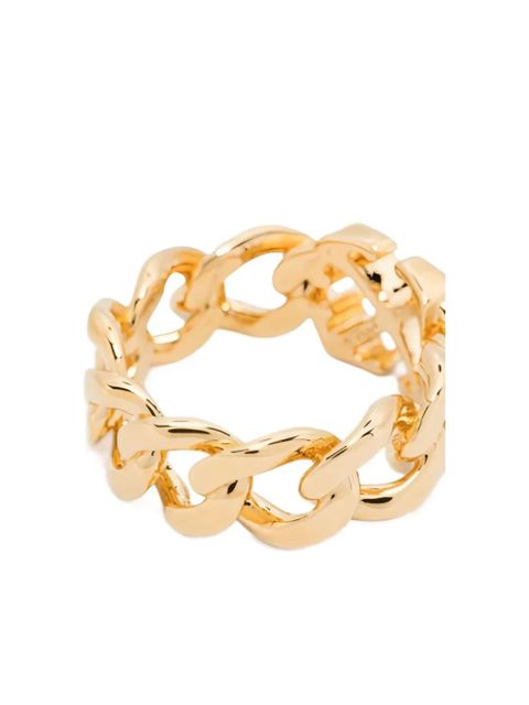 Off-White arrows plaque chain-link ring - Brown - zdjęcie produktu nr 1