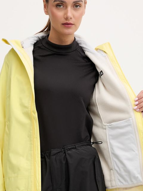 Jack Wolfskin kurtka outdoorowa Moonrise 3in1 kolor żółty