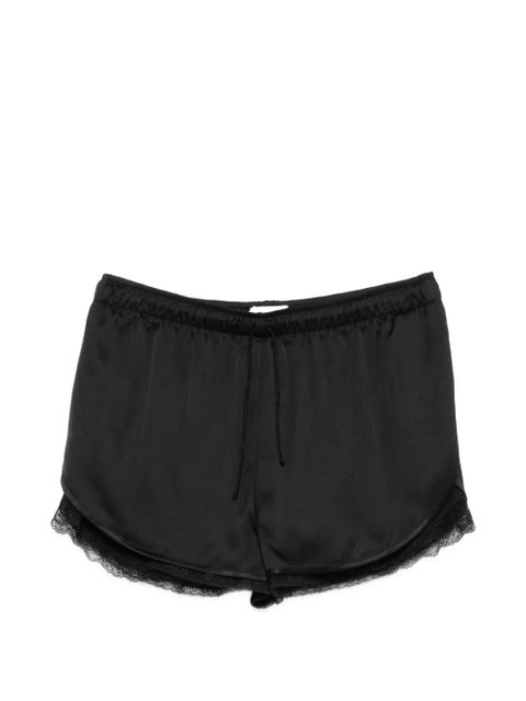 Magda Butrym lace-trim shorts - Black - zdjęcie produktu nr 1