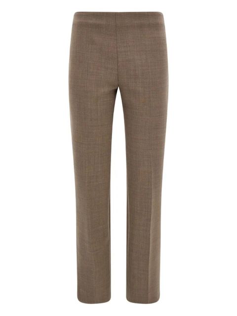 Ferragamo pressed-crease trousers - Brown - zdjęcie produktu nr 1