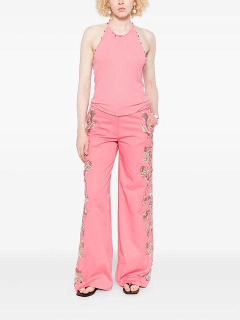 Christopher Esber straight-leg trousers - Pink