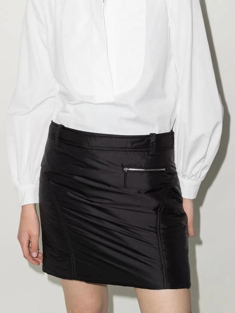 KHAITE The Mitsi padded miniskirt - Black