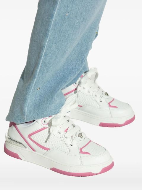 Versace leather sneakers - White