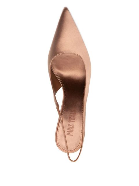 Paris Texas 105mm Lidia slingback stiletto pumps - Neutrals