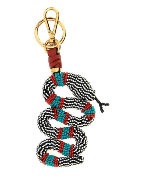 ETRO beaded snake keyring - Red - zdjęcie produktu nr 1