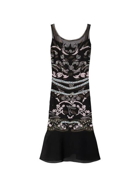 Tory Burch embellished mesh dress - Black - zdjęcie produktu nr 1