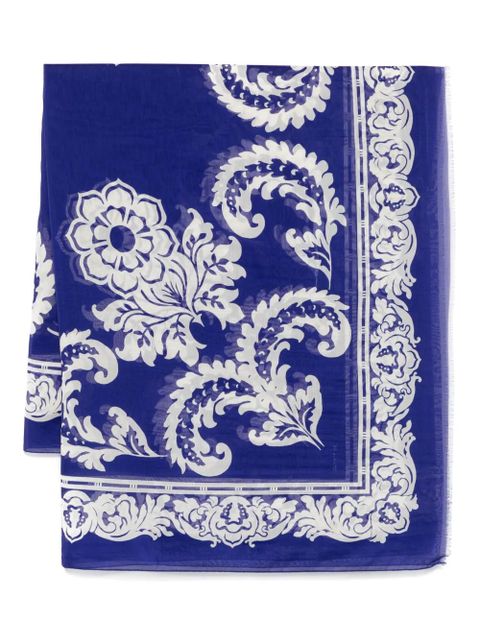 ETRO floral-print scarf - Blue - zdjęcie produktu nr 1