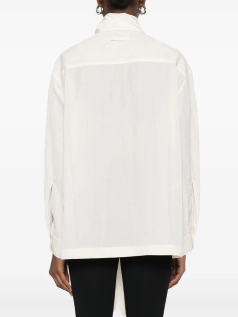 Jean Paul Gaultier glove-detail blouse - Neutrals