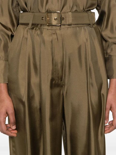 ZIMMERMANN Crush trousers - Green