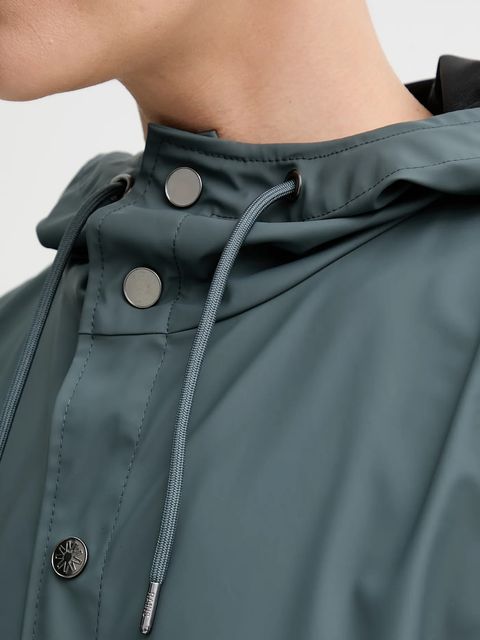 Rains kurtka 12010 Jacket kolor niebieski przejściowa 12010