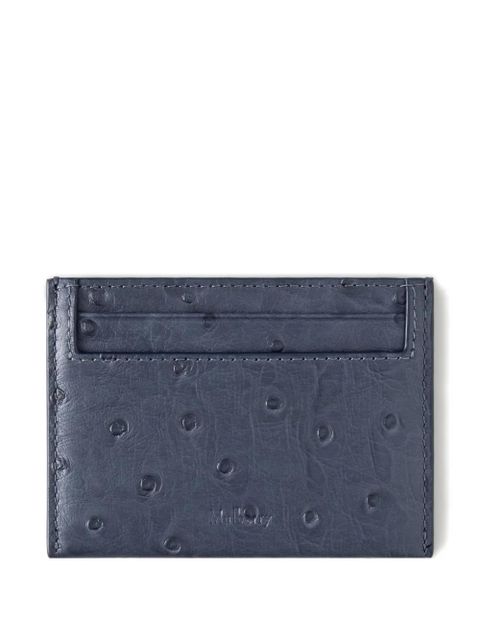 Mulberry ostrich-effect card holder - Blue - zdjęcie produktu nr 2