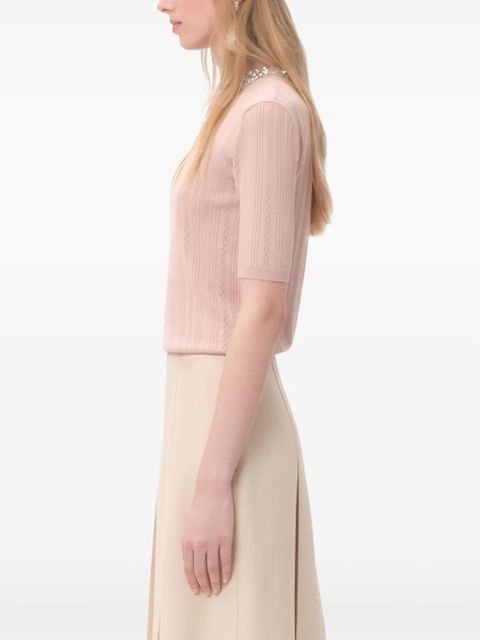 Valentino Garavani embroidered T-shirt - Pink