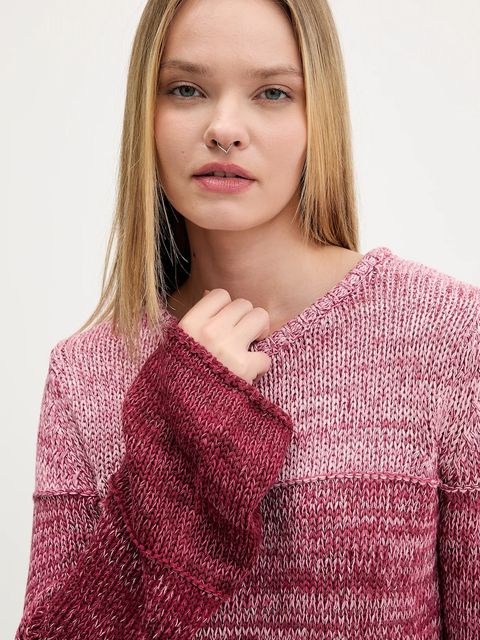 Guess Originals sweter bawełniany damski kolor różowy W5BR68 Z3HM1