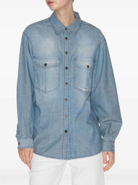 MARANT ÉTOILE Ovelia shirt - Blue - zdjęcie produktu nr 1