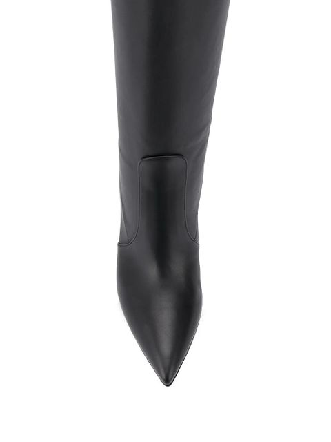 Gianvito Rossi Hansen 85mm leather boots - Black