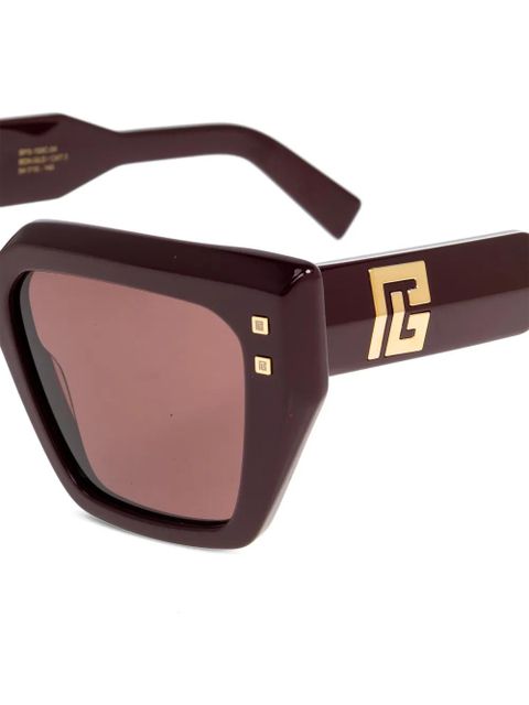 Balmain square-frame sunglasses - Brown