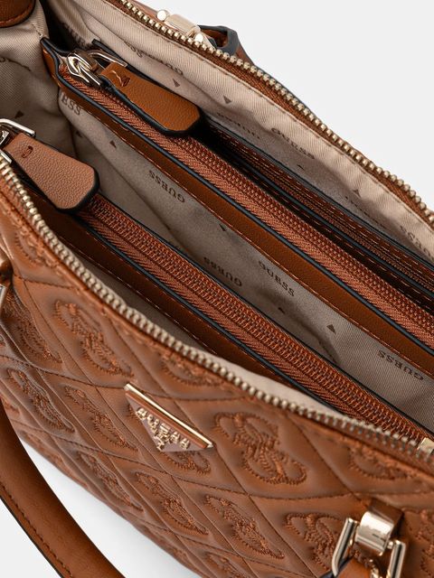 Guess torebka ADELASIA kolor brązowy HWQL96 58060