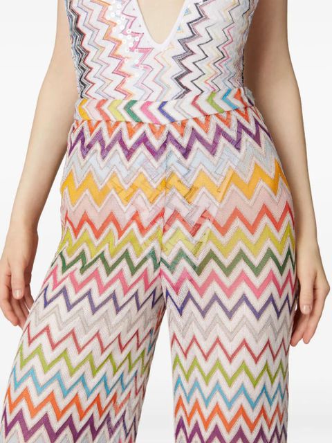 Missoni Zigzag-pattern trousers - White - zdjęcie produktu nr 2
