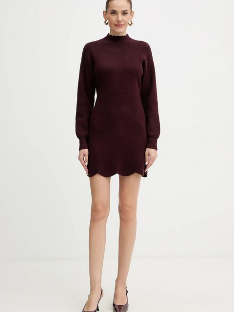 Twinset sukienka z dodatkiem wełny mini rozkloszowana 252TT3216 - zdjęcie produktu nr 2