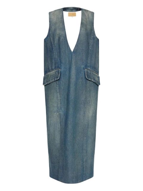 MM6 Maison Margiela cotton midi dress - Blue - zdjęcie produktu nr 1