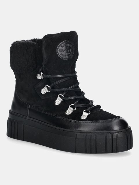 Gant śniegowce skórzane Snowmont kolor czarny 31543099 - zdjęcie produktu nr 1