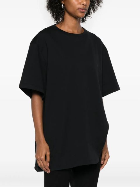 The Attico cotton T-shirt - Black