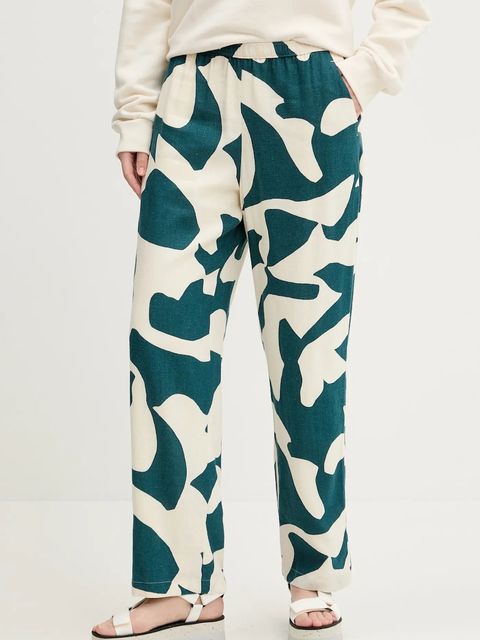 Abercrombie & Fitch spodnie lniane - zdjęcie produktu nr 2