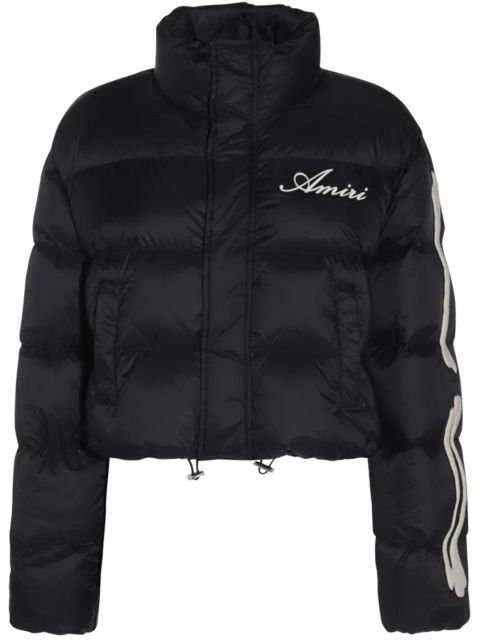 AMIRI Bones cropped puffer jacket - Black - zdjęcie produktu nr 1