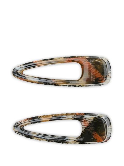 Burberry check small hair clips - Black - zdjęcie produktu nr 2