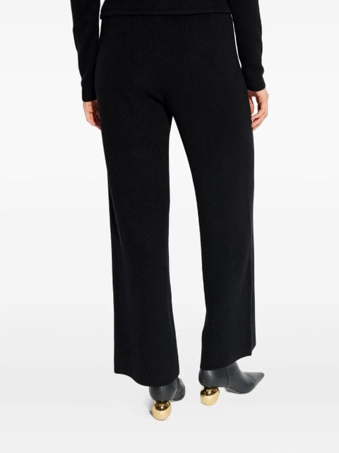 Cult Gaia Sonny ribbed trousers - Black