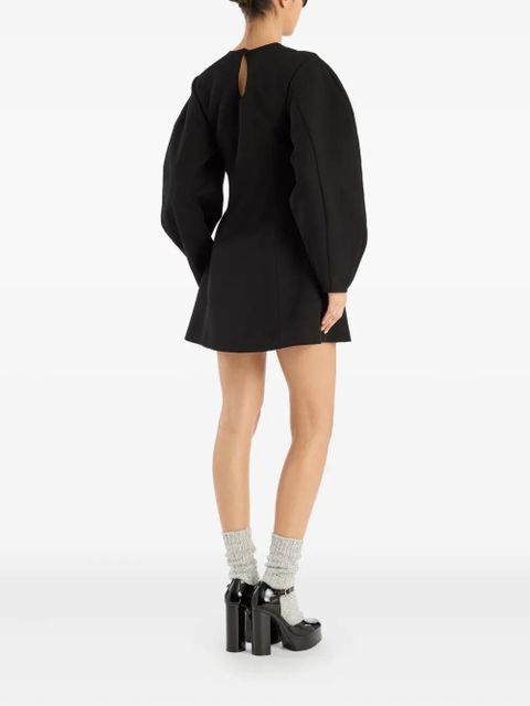 ROTATE BIRGER CHRISTENSEN flared mini dress - Black
