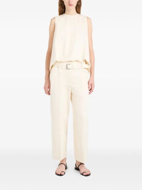 Proenza Schouler Nila belted trousers - White - zdjęcie produktu nr 2