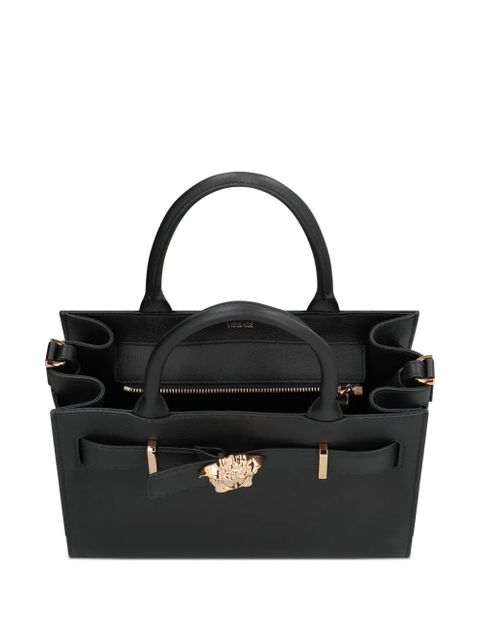 Versace Medusa leather tote bag - Black
