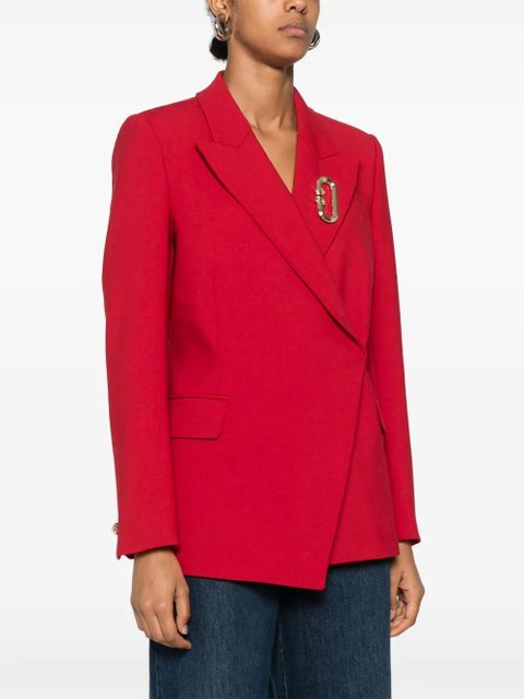 Casablanca asymmetric double-breasted blazer - Red