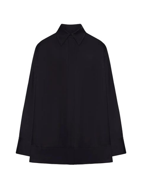 TOTEME soft tuxedo shirt - Black - zdjęcie produktu nr 1