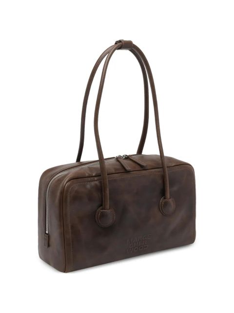 Marge Sherwood Soft Boston leather shoulder bag - Brown