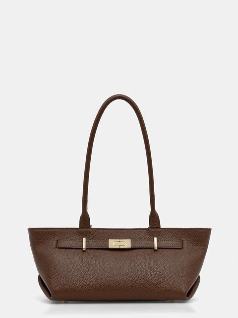 Answear.LAB torebka skórzana kolor brązowy - zdjęcie produktu nr 1