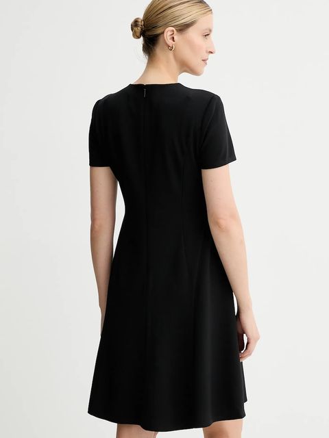 Calvin Klein sukienka kolor czarny mini rozkloszowana LV044C064G