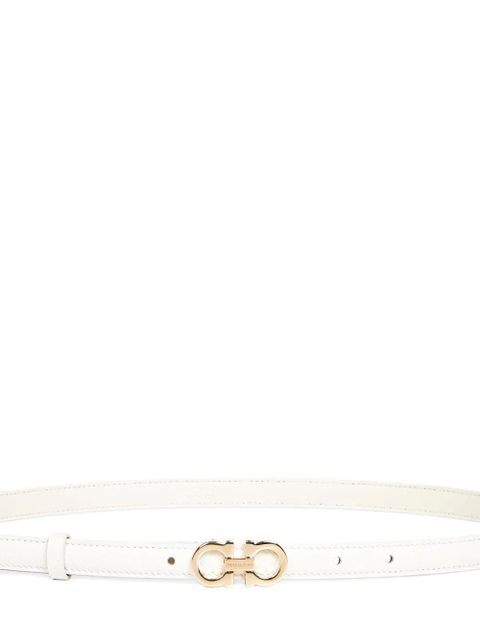 Ferragamo hammered buckle belt - White - zdjęcie produktu nr 2